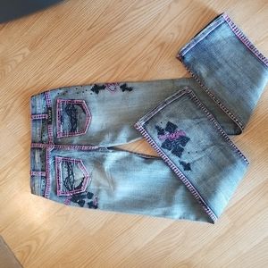 Girls Cowgirl Tuff Co "Believe" size 13